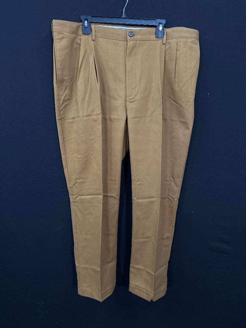 Lands' End Men's Pleated Comfort Waist Chinos Bronze 42x29 NWOT